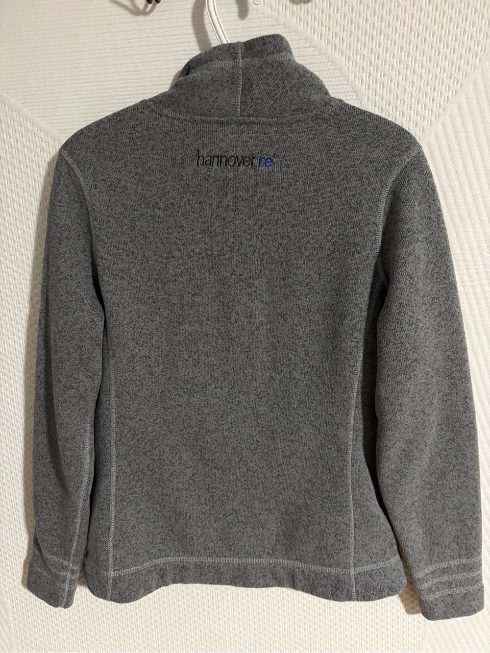 The North Face Heather Gray Zip-Up Fleece Jacket